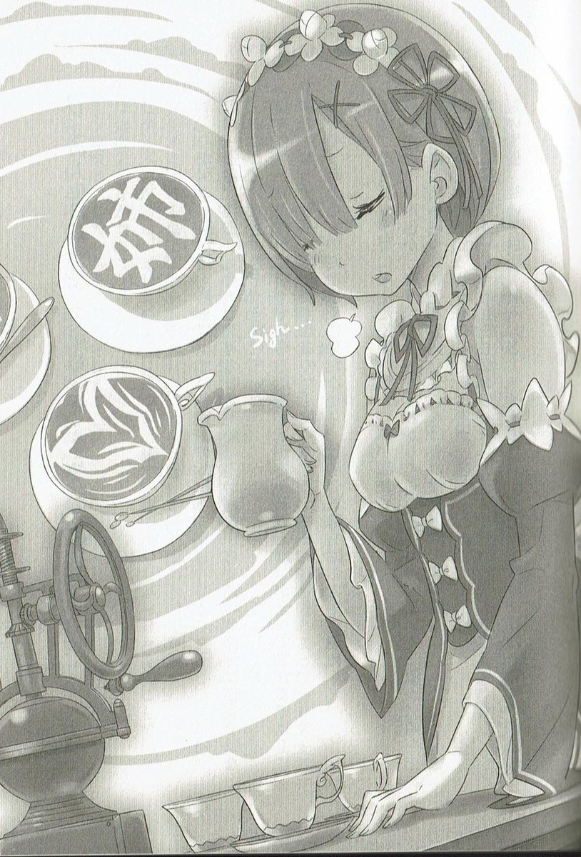 Next up: "Rem's Latte Art"The story is set somewhere on Eps 4, 5, or 8-9 (I like to think its the latest, so that RbD doesnt undo it). Rem learns some new tricks per Subaru's artistic expression.Link:  https://docs.google.com/document/d/1AeAPff9BYT2oQMS1Q3hJjlJldo9a7pvkhIkN1PkY5Is/edit#