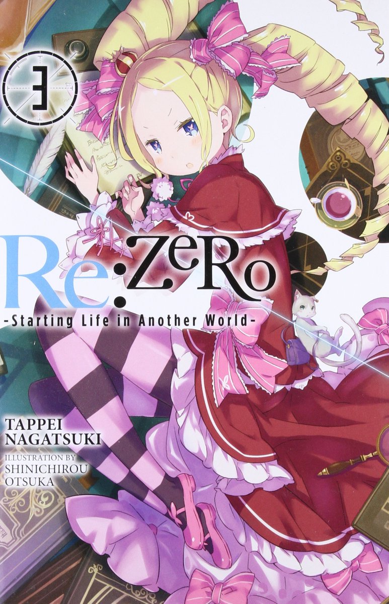 The second half of Arc 2 is composed of Volume 3 of the main novels. Adapted into Eps 8-11 (Eps 5-6 DC), Subaru must confront his fears and ensure that he can help everyone at the Mansion.Amazon:  https://www.amazon.com/Re-light-Starting-Another-World/dp/0316398403/ref=pd_sbs_14_2/132-2951263-2201542?_encoding=UTF8&pd_rd_i=0316398403&pd_rd_r=ebfa8e21-8771-4a8b-92d1-8a4db79ec090&pd_rd_w=x89wQ&pd_rd_wg=UMiQ8&pf_rd_p=7cd8f929-4345-4bf2-a554-7d7588b3dd5f&pf_rd_r=33RXPGER3J1FWEV4AVWA&psc=1&refRID=33RXPGER3J1FWEV4AVWA