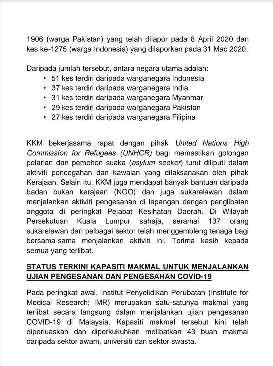 KKMPutrajaya's tweet photo. #COVID19Malaysia Situasi semasa di negara ini sehingga 12pm, 9 April.

Kenyataan penuh Ketua Pengarah Kesihatan @DGHisham https://t.co/7KOYvBSzc5