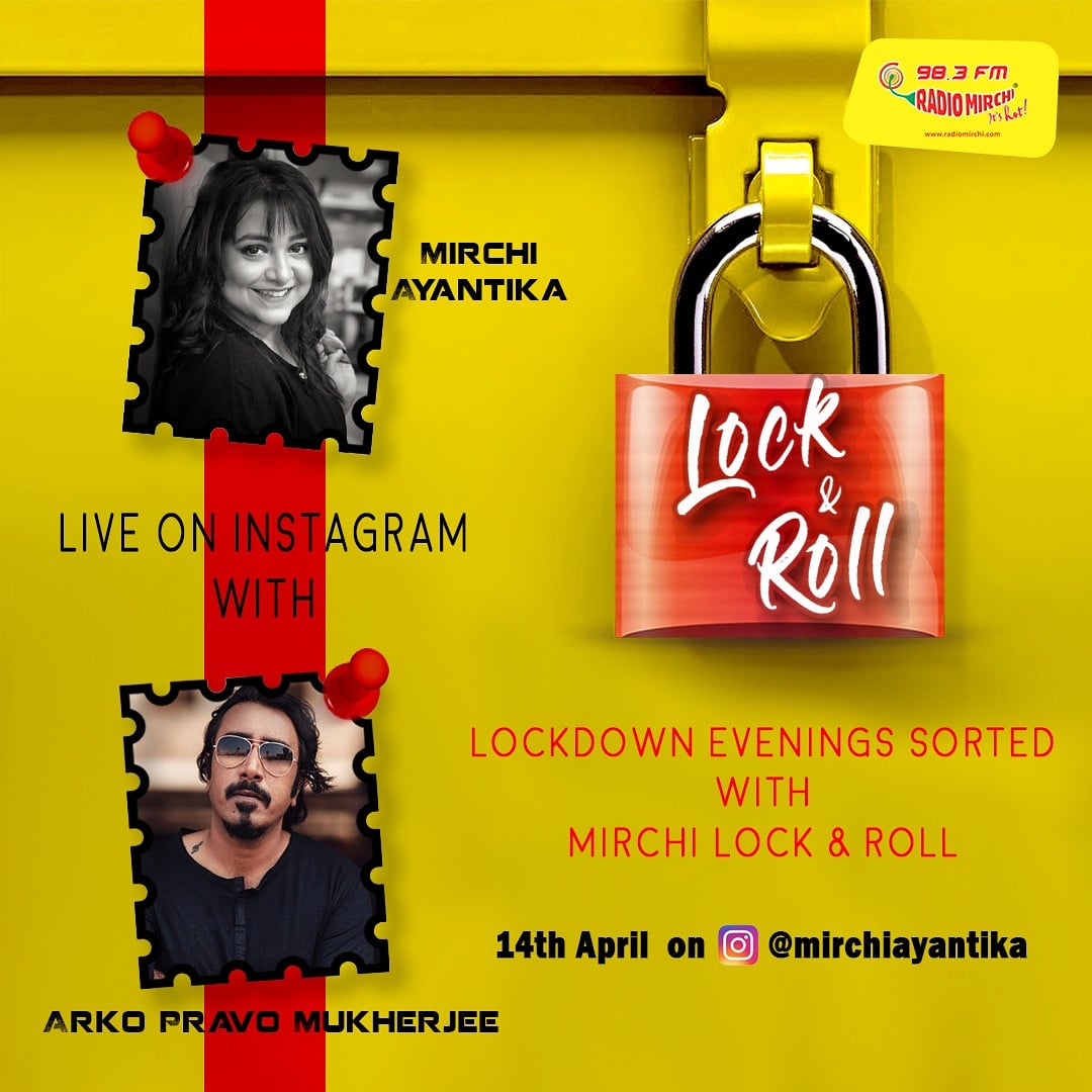 ArkoPravo19's tweet photo. Do tune in with both of us this 14th, to see the craziest, musical adda ever on @MirchiBangla @MirchiAyantika https://t.co/W9UILM1ahi