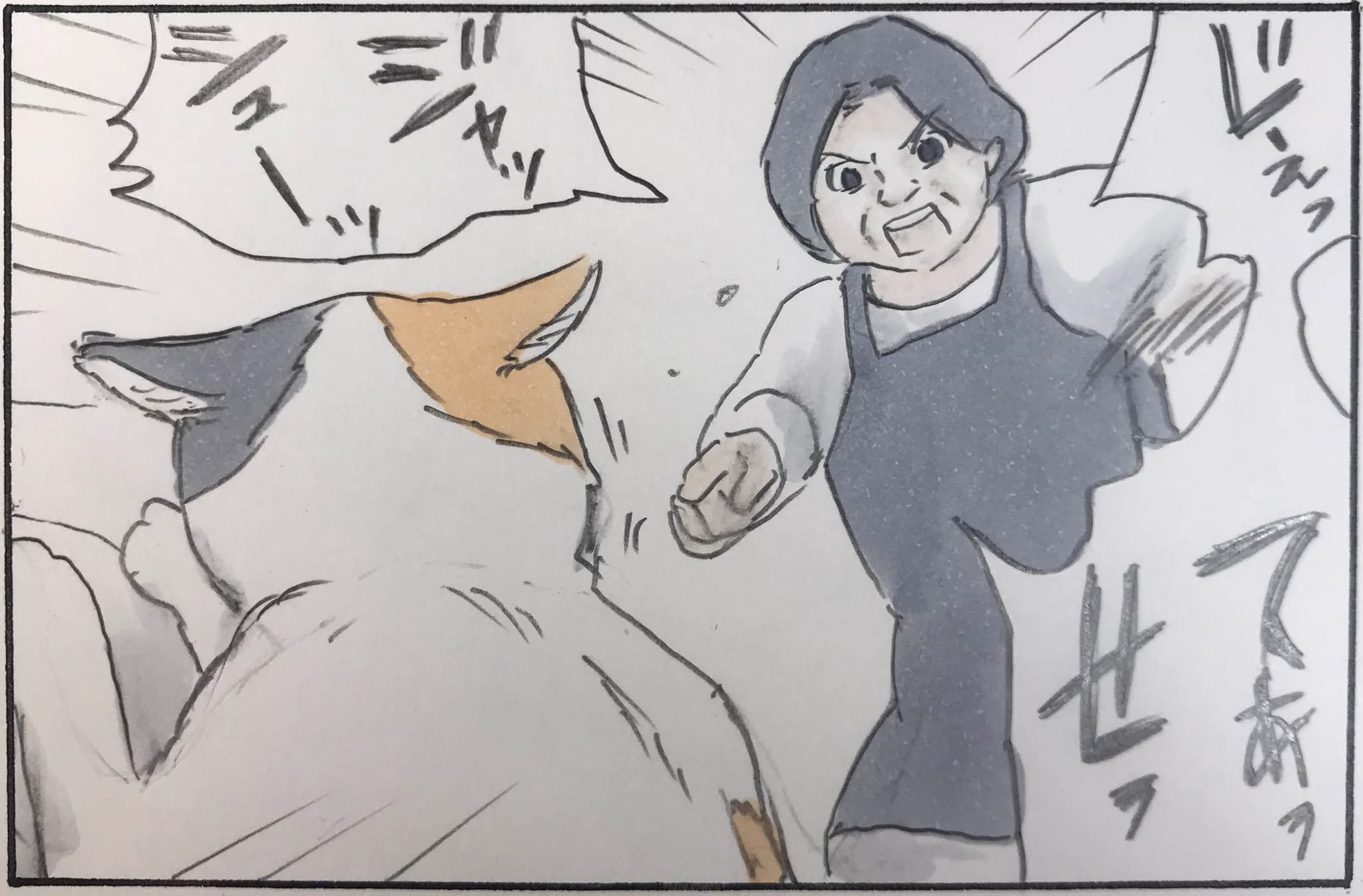 なんで通じるのｗｗ猫への注意の仕方を描いた漫画が面白い！