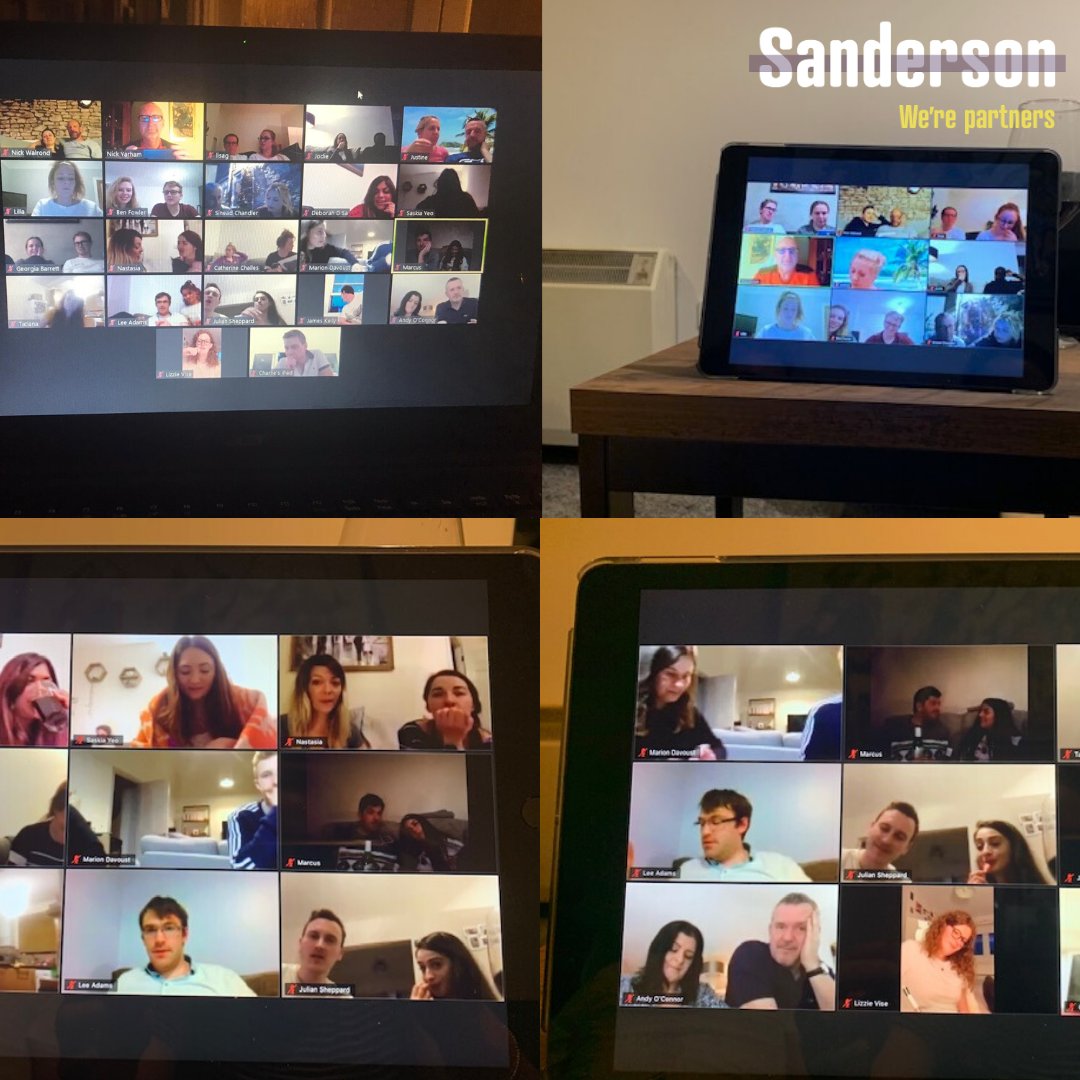 SandersonGDplc's tweet photo. Last night we had a Government &amp; Defence team #quiz- thank you to all who got involved! Maintaining team morale during this time is so important, and we would like to #celebrate the people in our organisation who are doing great work, ensuring we are staying #connected. https://t.co/Z90DzwtRBS