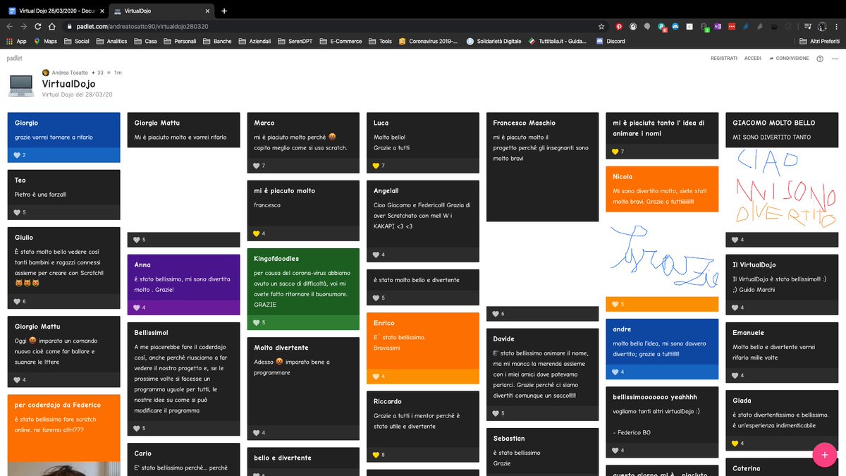coderdojopd's tweet image. 🤒 🤒 🤒 🤒
I feedback dei nostri ninja ci hanno veramente emozionato
con @CoderdojoBO @CoderdojoUpTo @CoderdojoSigillo
🤤🤤🤤🤤