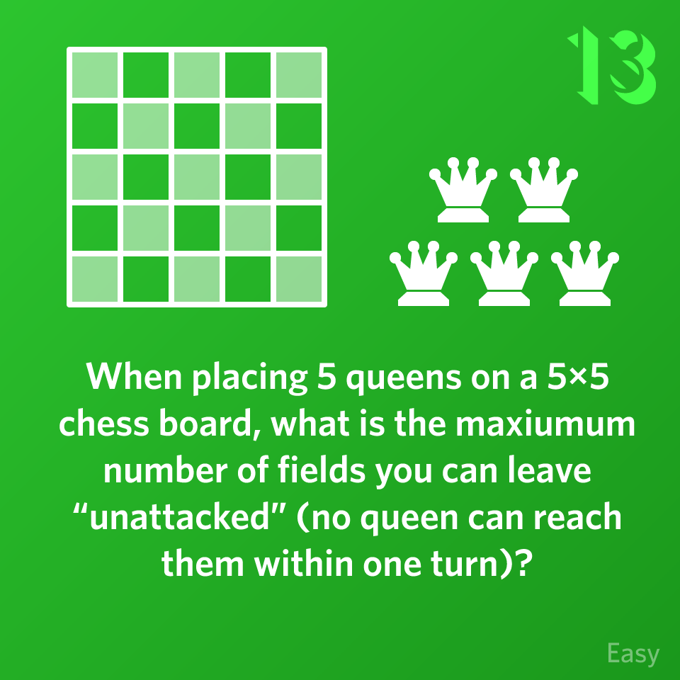 If you’re stuck at home, why not pass the time by trying to solve some of our 72 challenging maths puzzles at mathigon.org/puzzles