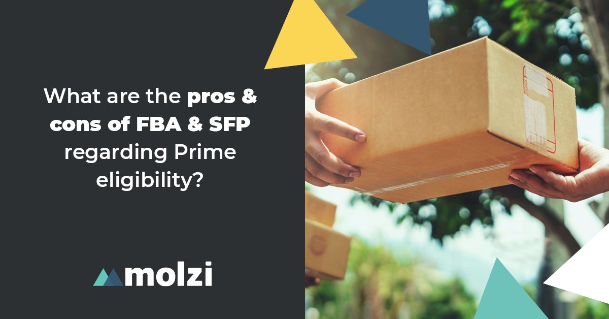 Prime eligibility is important when selling on Amazon but choosing which distribution option is arguably more so. Discover the pros & cons of both SFP & FBA with Molzi today!

ow.ly/YnZU50yQbRx

#amazon #prime #fba #sfp #primeservices #molzisells #accountmanagement