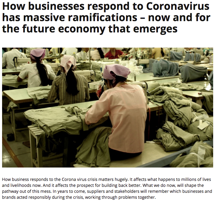 8 things responsible companies can do in their  #Covid19 response, despite varied contexts and cash-flow pressures. Their actions affect the crisis impact, the recovery & their reputations. Short thread 1/10  https://businessfightspoverty.org/articles/how-businesses-respond-to-coronavirus-has-massive-ramifications-now-and-for-the-future-economy-that-emerges/ via  @FightPoverty  @oxfamgb