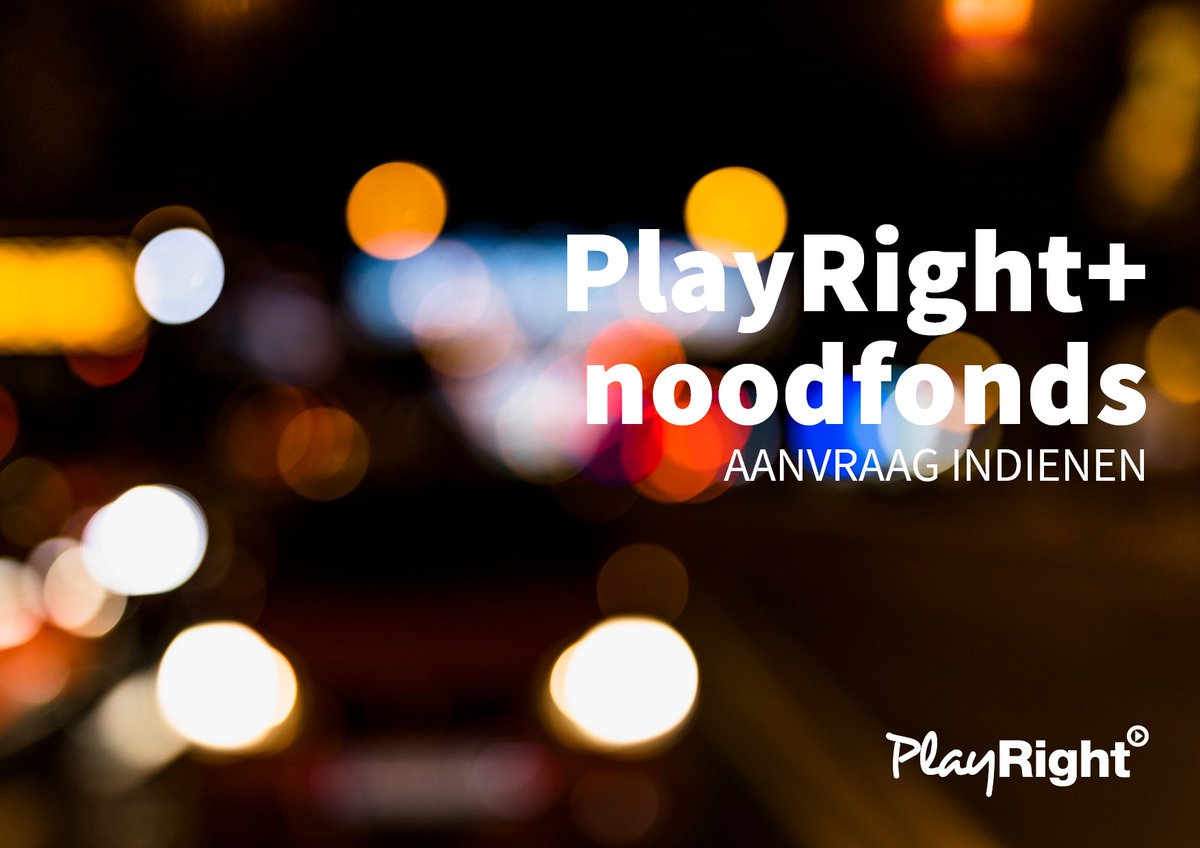 PlayRightbe's tweet image. @PlayRightbe lanceert een noodfonds om haar leden te ondersteunen tijdens de coronavirus-pandemie.
🔗 Ga naar de volgende pagina om een aanvraag tot steun in te dienen: playright.be/noodfonds-kuns…
⏲️❗Deadline voor maart 2020: zondag 19 april 2020
