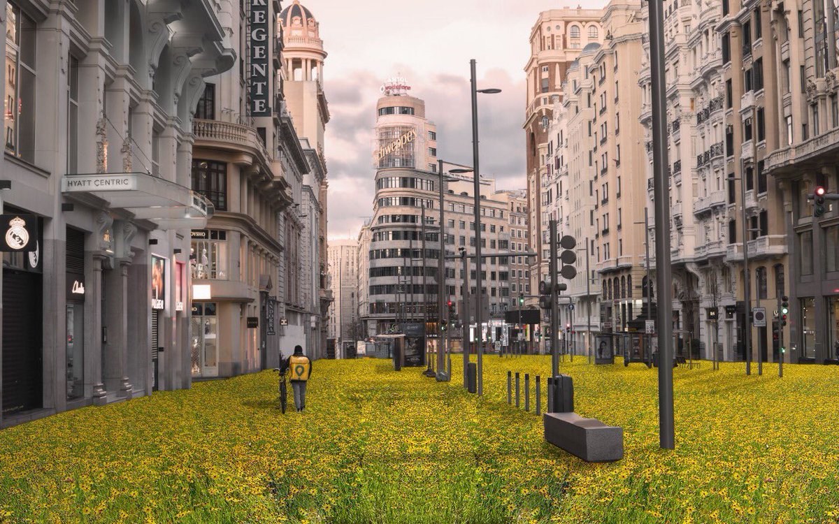 ACuboC's tweet image. Me encanta que frente a la imagen que quería dar de España y de #Madrid un partido político, los #artistas cuenten que #MadridEstaMuyVivo 
@ignaciopereira 
#arte