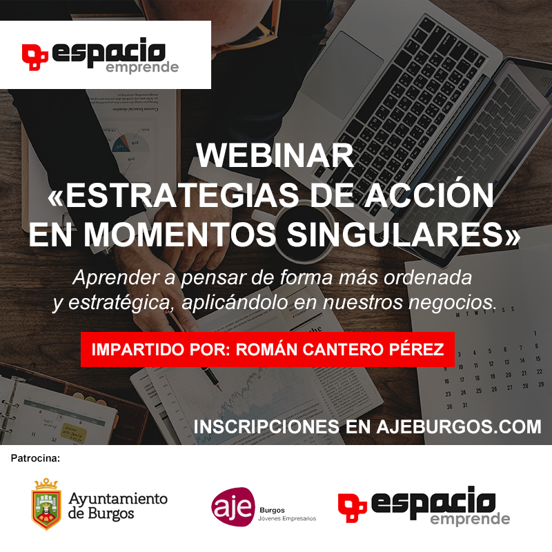 AJEBurgos's tweet photo. 💻 WEBINAR 💻
💊 PÍLDORAS ANTI COVID: “ESTRATEGIAS DE ACCIÓN EN MOMENTOS SINGULARES”
📅 15 y 16 de abr de 9:00 a 10:00 (dos sesiones)

💼 GRATUITO 💼

👉 Inscripción en https://t.co/IAVIwe12la https://t.co/vvLILHXg4g