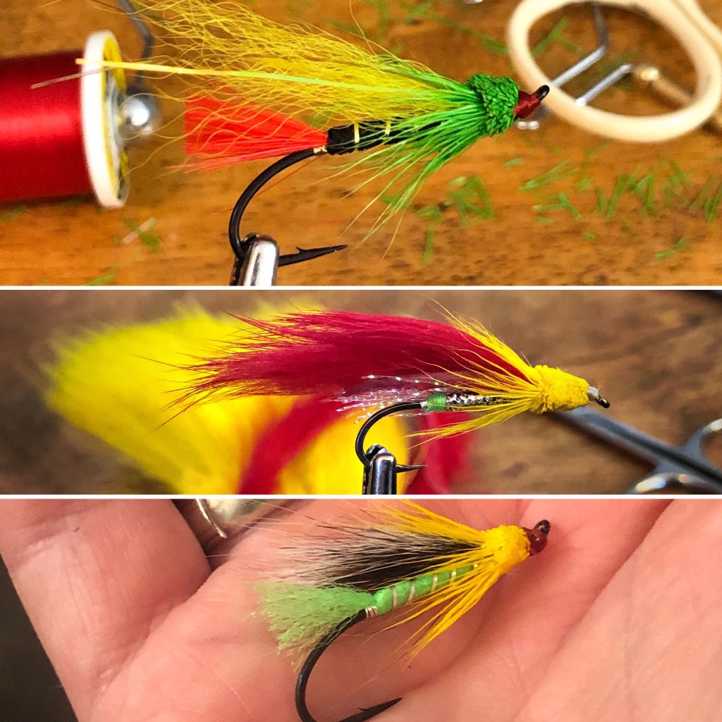 DortMatt's tweet photo. Keeping my evenings fishing related as I tie Atlantic Salmon Muddlers @SalmonNews @NSFisheries
#flytying #atlanticsalmon #fishing #flyfishing #muddlers #muddlerminnow #novascotia #guide #guidelife https://t.co/KidJkc9mYs