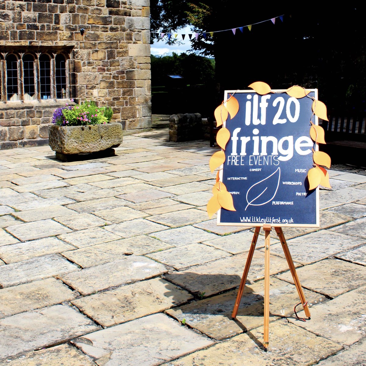 🎊 APPLICATIONS ARE OPEN FOR THE 2020 FRINGE FESTIVAL! 🎊

Are you getting creative in lockdown? If you’re a local writer, performer or community group, apply to take part in our 2020 Festival Fringe!

⏩ ilkleyliteraturefestival.org.uk/whats-on/fring… ⏪
