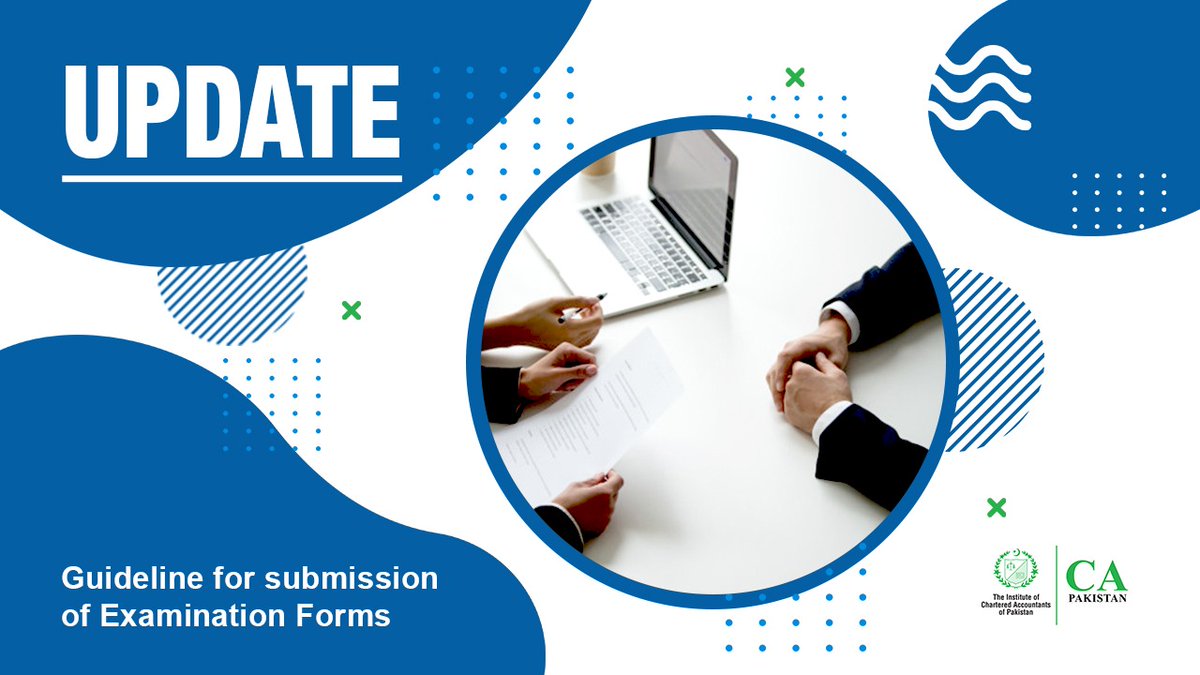 icapofficial's tweet photo. The Institute of Chartered Accountants of Pakistan (ICAP) has issued guidelines for submission of examination forms.

Click here to read the guidelines: https://t.co/dD3JpX4I56

#ICAP #CA #Guidelines #ExamFormSubmission #OnlineResouceHub https://t.co/3D2vdRKOzT
