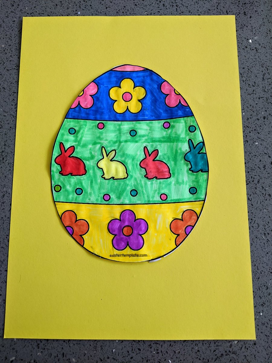 Mrsbow's tweet photo. @MerthyrVH 🐰🐣Entry for Easter egg competition 🐣🐰 https://t.co/NimI38RtJG
