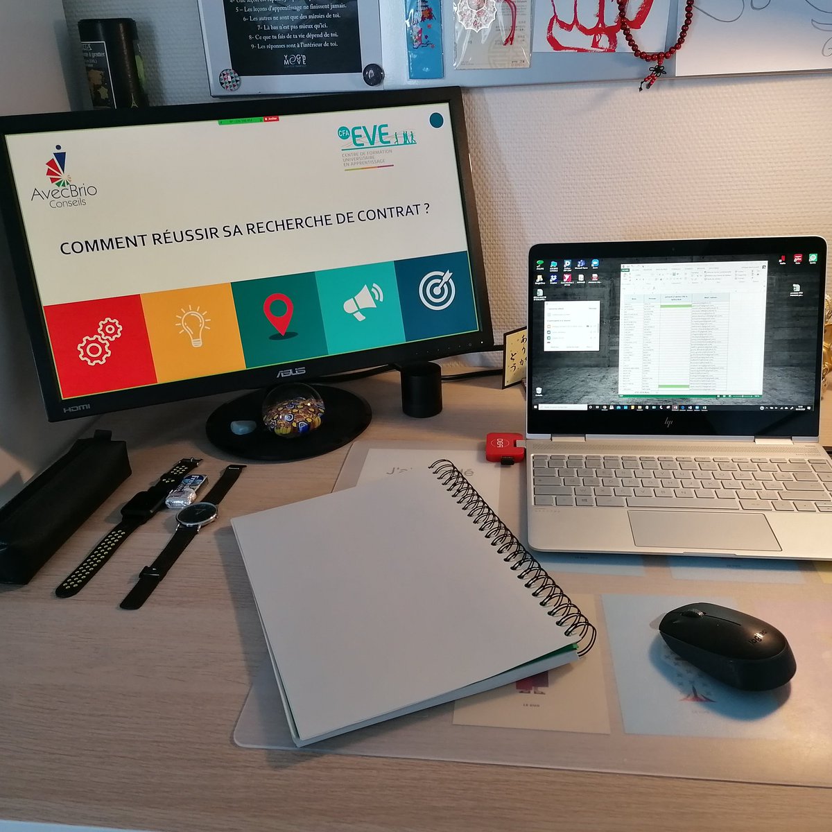 PDesmoucelle's tweet photo. Très gros atelier en visio aujourd'hui pour accompagner les bacheliers à trouver leur contrat d'alternance en DUT TC #CFAEVE à Evry
Tous motivés dynamiques bonne recherche à eux 👌 https://t.co/tB4gTMF4N5