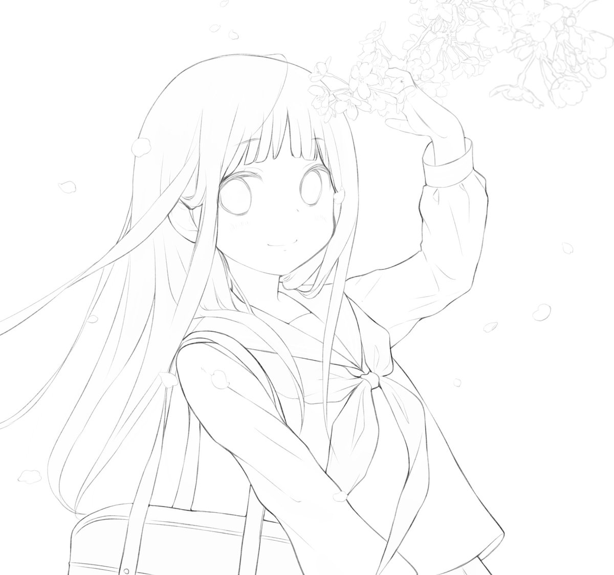 玖珂つかさ イラストレーターにできること 塗り絵 一枚目が線画のみで二枚目が参考です ご自由に塗ってください 今気づきましたが逆向きでした そういえば最初 側を向いた絵だったんでした 玖珂つかさ イラストレーターにできること 塗り絵 一枚目が線画のみで二枚目が参考です ご自由に塗ってください 今気づきましたが逆向きでした そういえば最初 側を向いた絵だったんでした