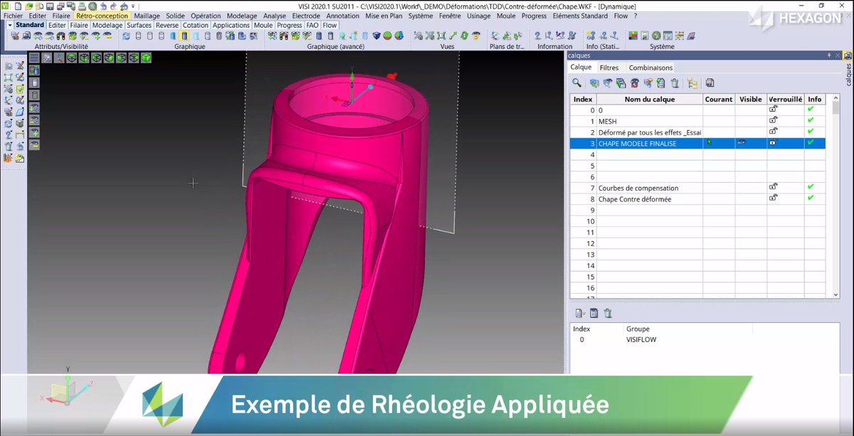 [L'#InfoTechnique de la semaine]
💡 Cinématique dans VISI

Vous souhaitez valider rapidement et simplement vos process, études de moule, outillage, assemblage ? 

VISI Modelling le fait pour vous ! 

#MakeProductionSmarter #MakeitSmarter

🔗 hxgn.biz/2JS1SZe