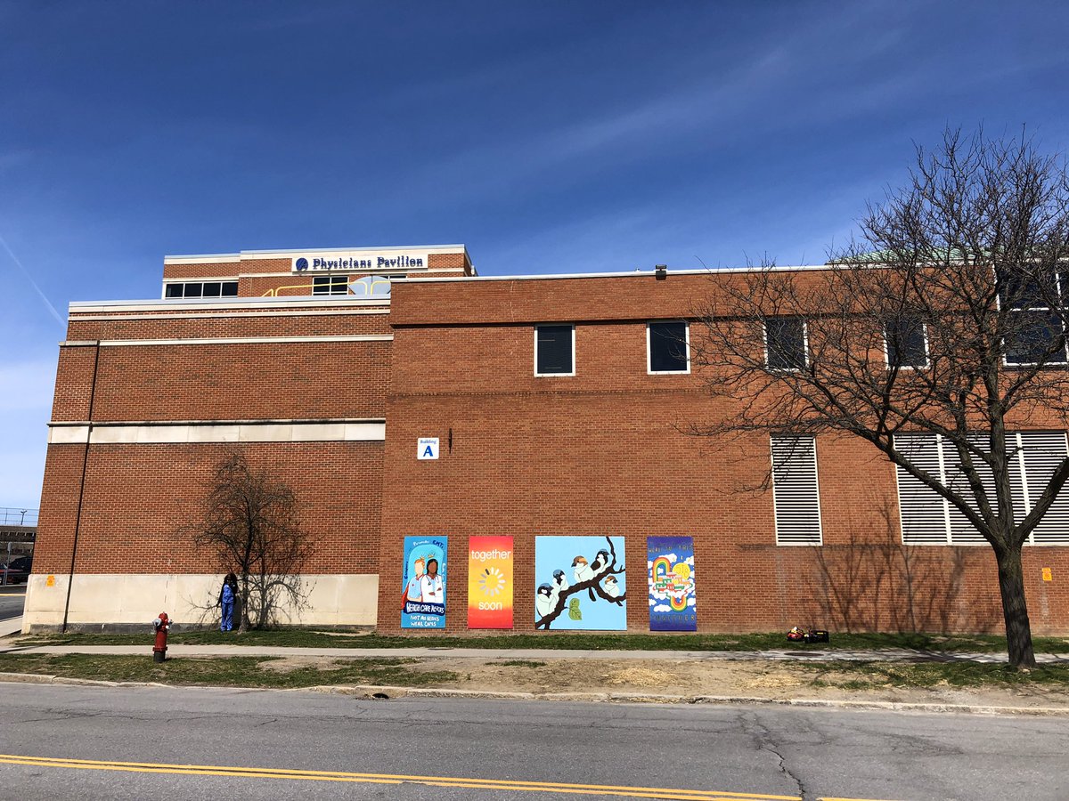 tonyiadicicco's tweet photo. Thank you @AlbanyMed and artists Trashkid, Cara Hanley, Chloe Harrison for working together with @acgallery to bring a message of hope and appreciation to essential workers. Moveable murals installed on Monday. #HealthcareHeroes #albanyny #publicart #COVID https://t.co/7h0bvUeuy7