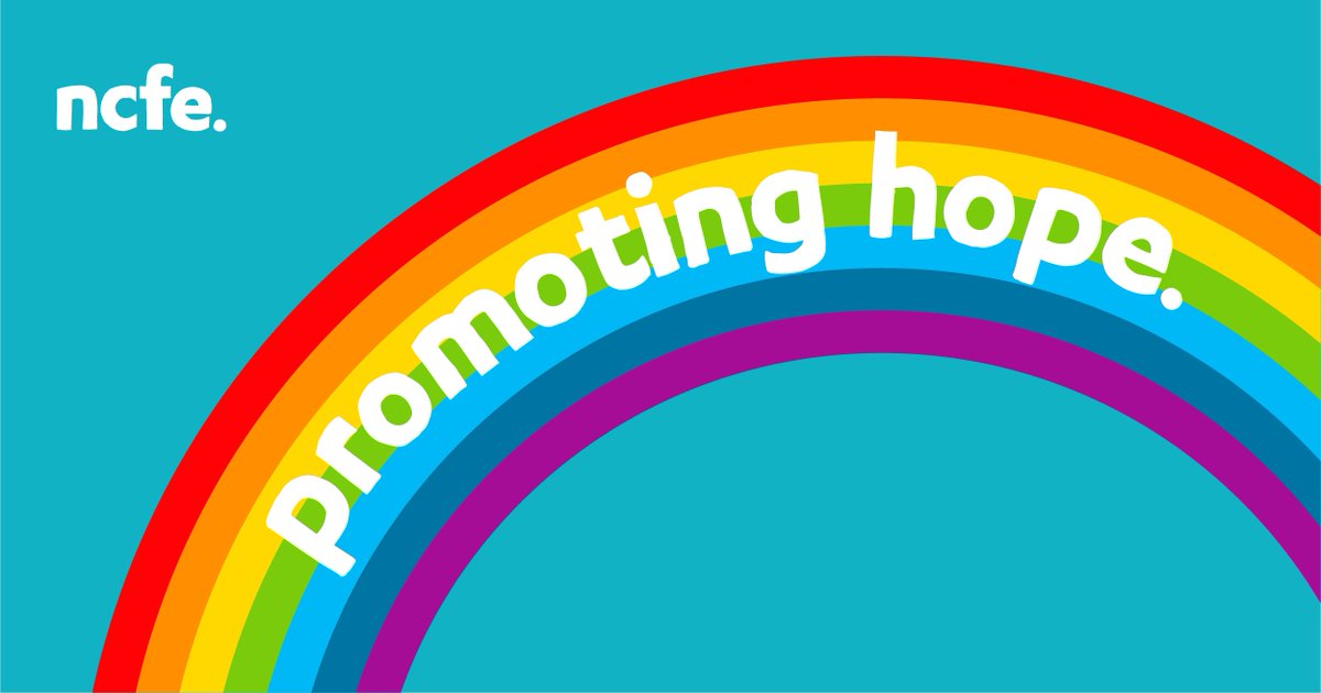 NCFE's tweet photo. We’re inviting you all to share your rainbow art with us by tagging @NCFE in your posts. We would love to see the designs that you’re all creating so we can share these with our followers and help to spread a little joy and colour across the internet! https://t.co/dIzBvzW8O4