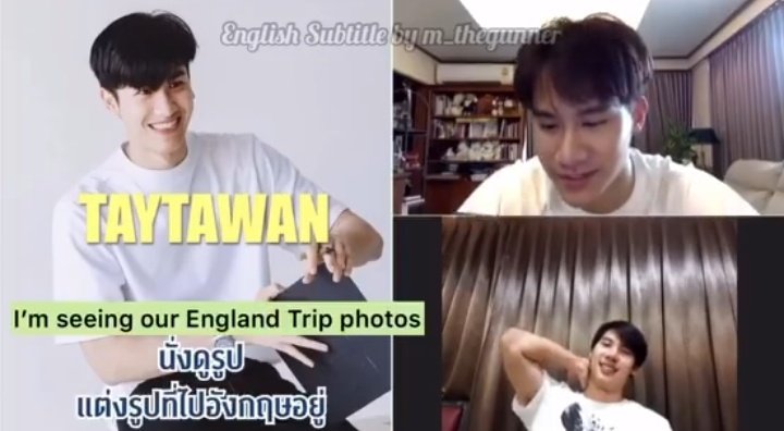 hbharu7's tweet photo. When Tul called Tay on his livechat, he asked him what he's doing&amp;Tay said he was lookin for their trip photos to post them..it seems like Tul did the same after finishin the chat cuz he posted Tay's pic as a reply to Tay's post💕
tran cr:m_the gunner
#TulTay #tawan_v #tul_pakorn https://t.co/4wjOq2oDmc