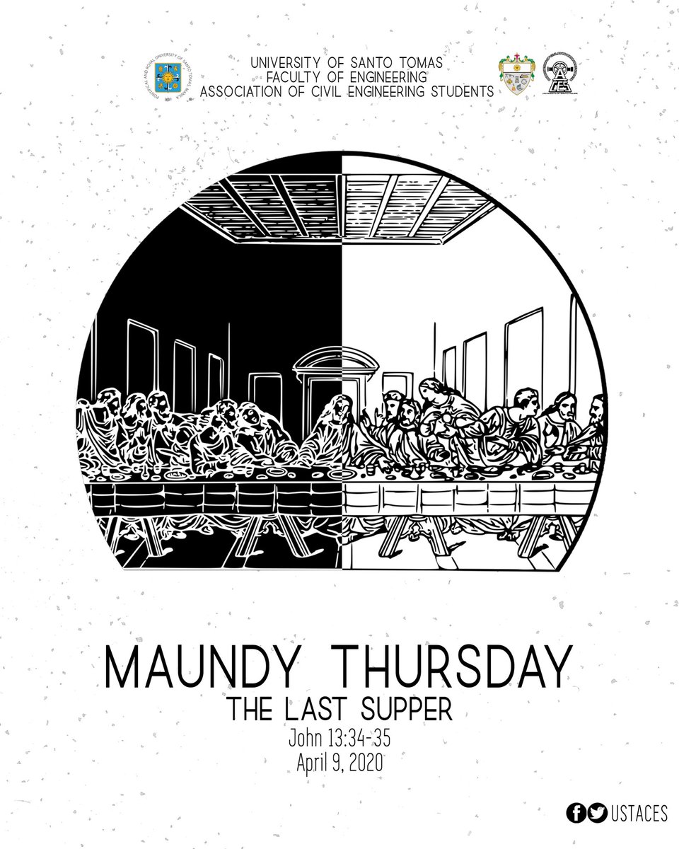 USTACES's tweet photo. Today, Maundy Thursday, initiates the beginning of the Easter Triduum. Let us commemorate the Washing of the Feet and the Last Supper of Jesus Christ with the Apostles. 

May this day be a rest for us from everything that has been troubling our minds.

#LimitlessWithACES https://t.co/2pSuZWfmCO
