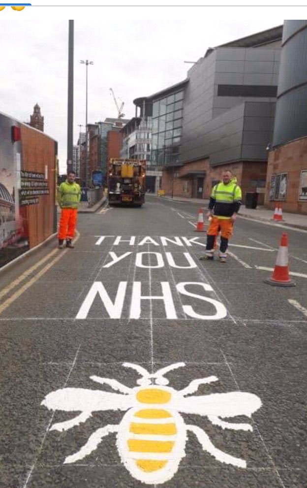 bevcraig's tweet image. Manchester. We ❤️ you #ThankYouNHS #NHSheroes