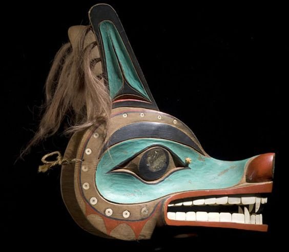 To Tsilhqot'in contact with wolves can result in illness/death! To Dena’ina wolves once men & view as brothers! To Pawnee, 1st creature to experience death & sign wolf same Pawnee. To Arikara & Ojibwe wolfman spirit made Great Plains! To Tewa, power-medicine animalTlingit masks