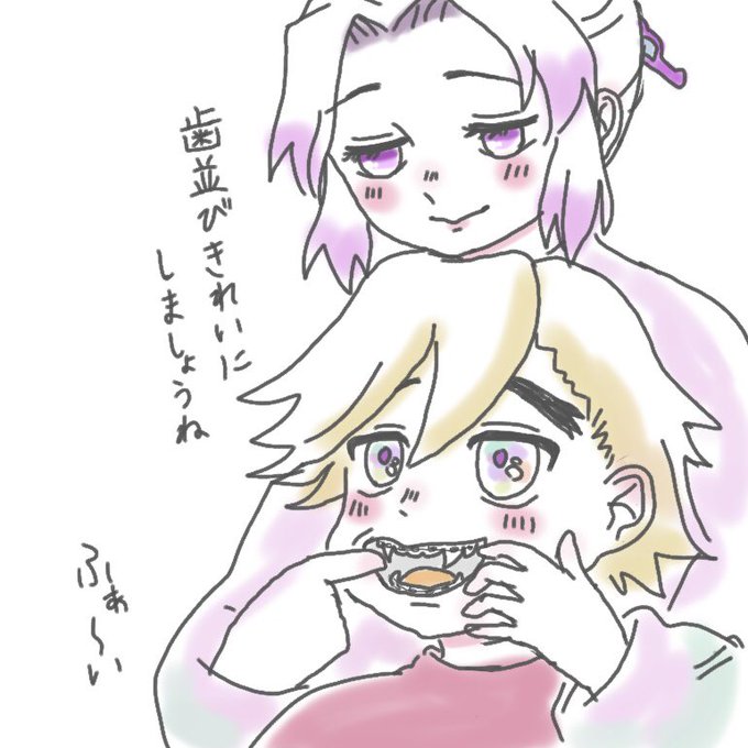 るんさんがTwitterに投稿した胡蝶しのぶ(鬼滅の刃)のイラスト。