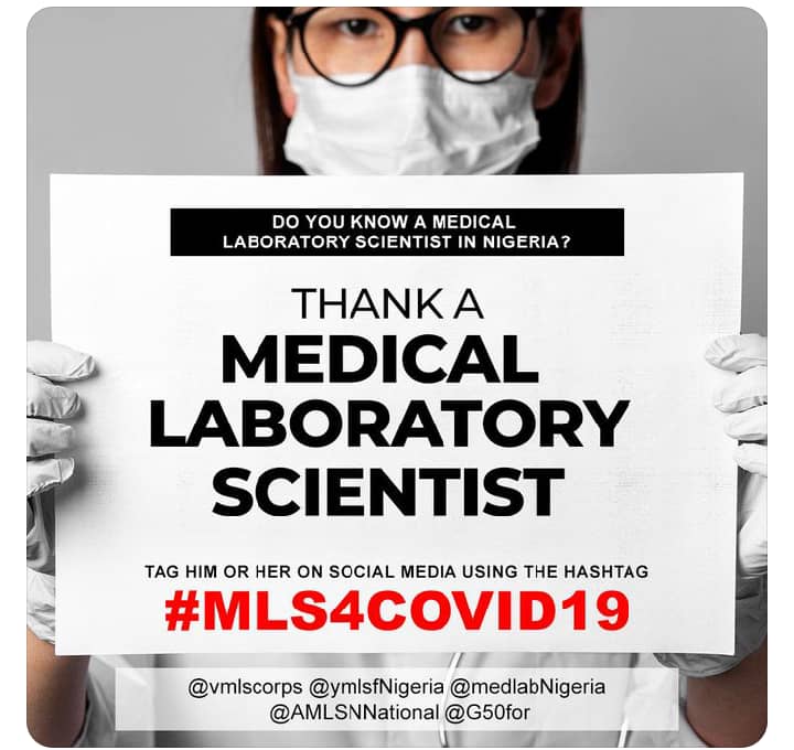 _iykeofficial's tweet photo. To those with who have been my inspiration in the profession (my course mates), my lecturers, my colleagues at work and every Medical Laboratory Scientist out there, God bless you. I celebrate you all. #MLS4COVID19 @YmlsfNigeria @MedLabNigeria #Not2qualifiedScientists https://t.co/EgDtejFyHB