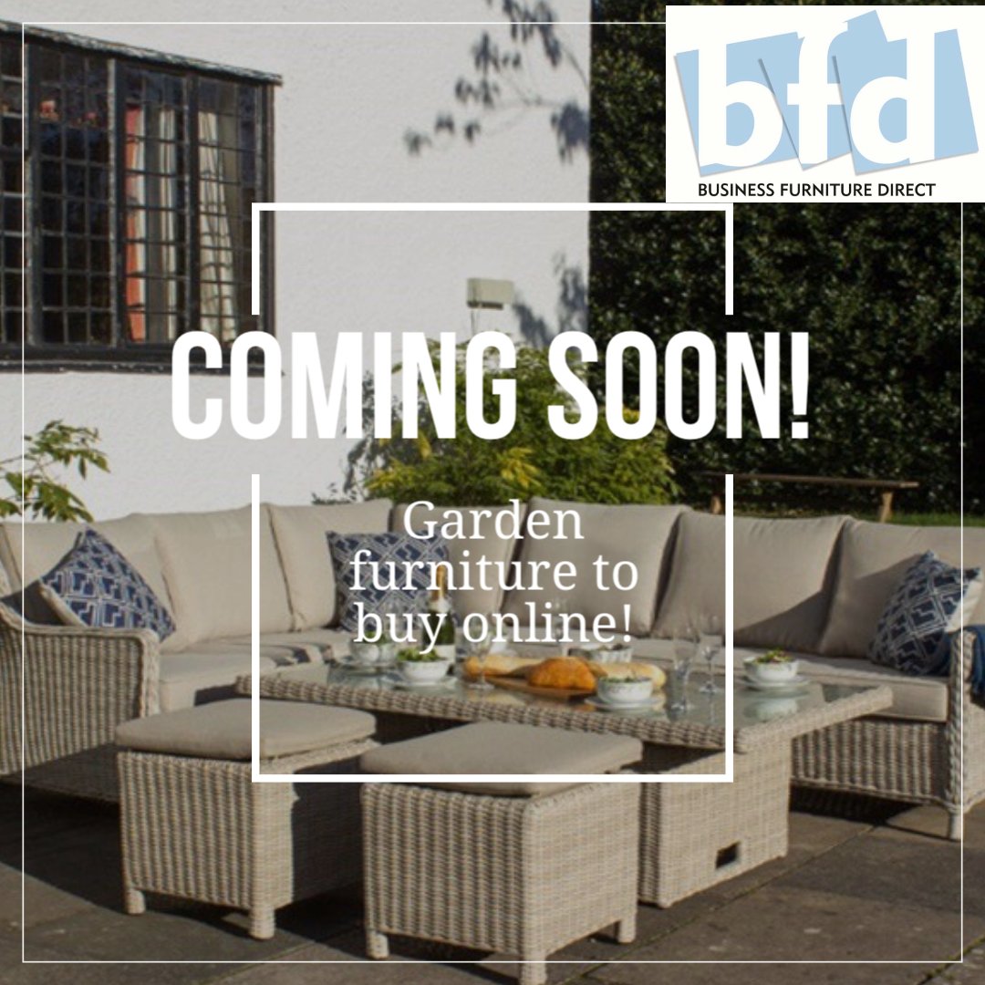 qconnectonline's tweet photo. Get ready for summer!
Coming soon #gardenfurniture to buy online. Contact us with your requirements in the meantime. #changemyoffice #wfh #outdoorfurniture https://t.co/hqAZnmnHa3