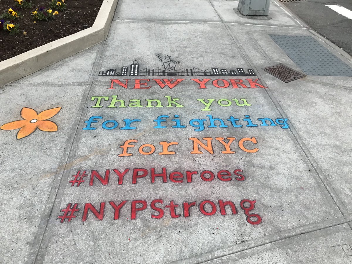 .⁦@NYPQueens⁩ Another example of our community’s appreciation of the extraordinary effort that the NYPQ staff is making to heal everyone in our care. Thank you so much to all of you from all of us 😊🙏