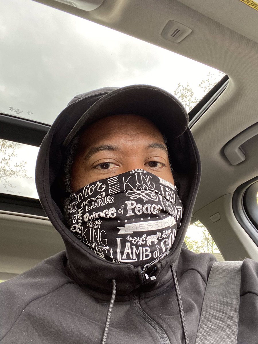 Rev. Cory Anderson in Little Rock: “At one point I looked in my car mirror and I had the mask on, which was black, and a hoodie on, which was black, and I thought, ‘Okay, this is not necessarily a good look.’” He removed his hood “because it felt like it was too much.”