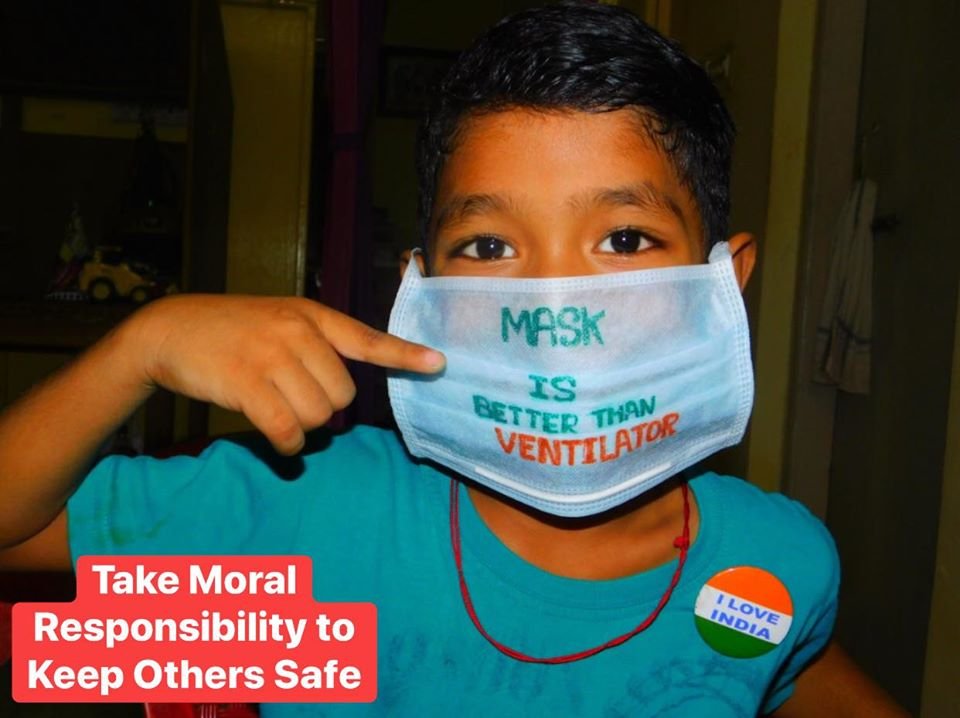 Take a pledge to wear a mask while going out!
Be safe and keep others safe.
#IndividualSocialResponsibility