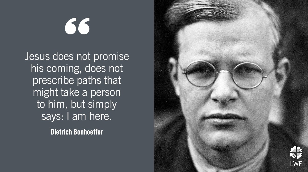 Today we remember German pastor and theologian Dietrich #Bonhoeffer who died on this day 75 years ago in the Flossenbürg concentration camp.