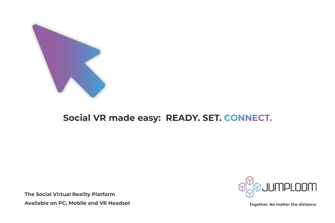 jumploom's tweet image. With only a click you can connect with anyone from anywhere in VR.

We are JumpLoom, the Social VR Platform that creates the experience of being there in person, even if you are thousands of miles away.

#SocialVR #Jumploom #VRPlatform #workfromhome #socialdistance