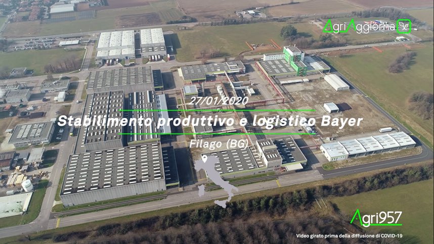 BayerItalia's tweet photo. Alla scoperta del sito produttivo e logistico #Filago, eccellenza internazionale. Il video, realizzato da #AgriAggiorna prima di #Covid_19, racconta le attività legate ai biologici per #agricoltura e le persone, cuore pulsante del sito. #SempreInsieme https://t.co/LLo7HJXElr https://t.co/A7CFOJaynb