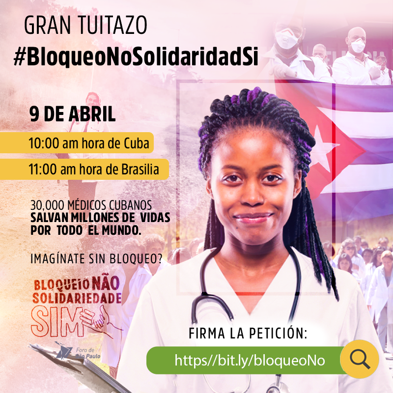 Tras la negativa de Twitter de desbloquear la cuentra anterior del presidente del ICAP, nueva cuenta del compañero Fernando González Llort <a href="/fernando5hicap/">Fernando5hICAP</a> #BloqueoNoSolidaridadSi Hoy la cita es acá.