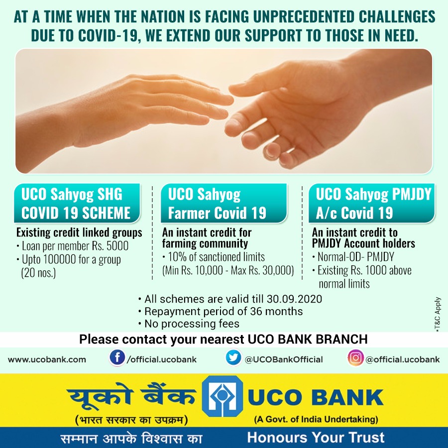 UCO Bank on Twitter "UCOBANK is ready to match the steps taken by