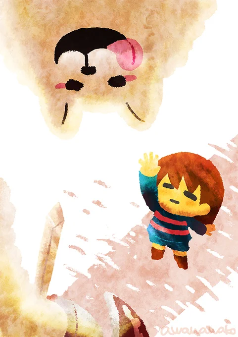 帰ってきた頭 Head returned  #Undertale #lesserdog 