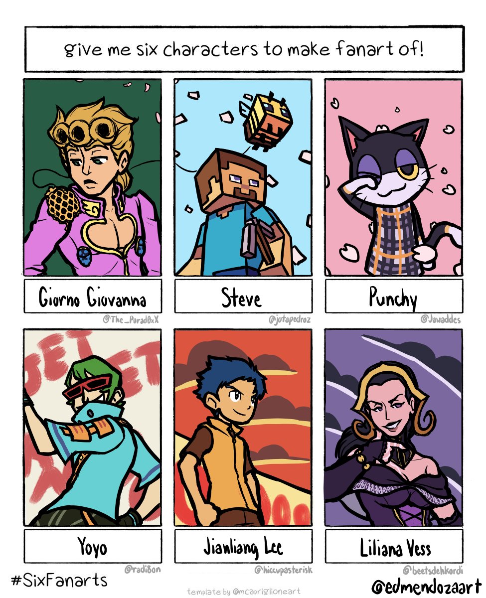 and there we go #SixFanarts 