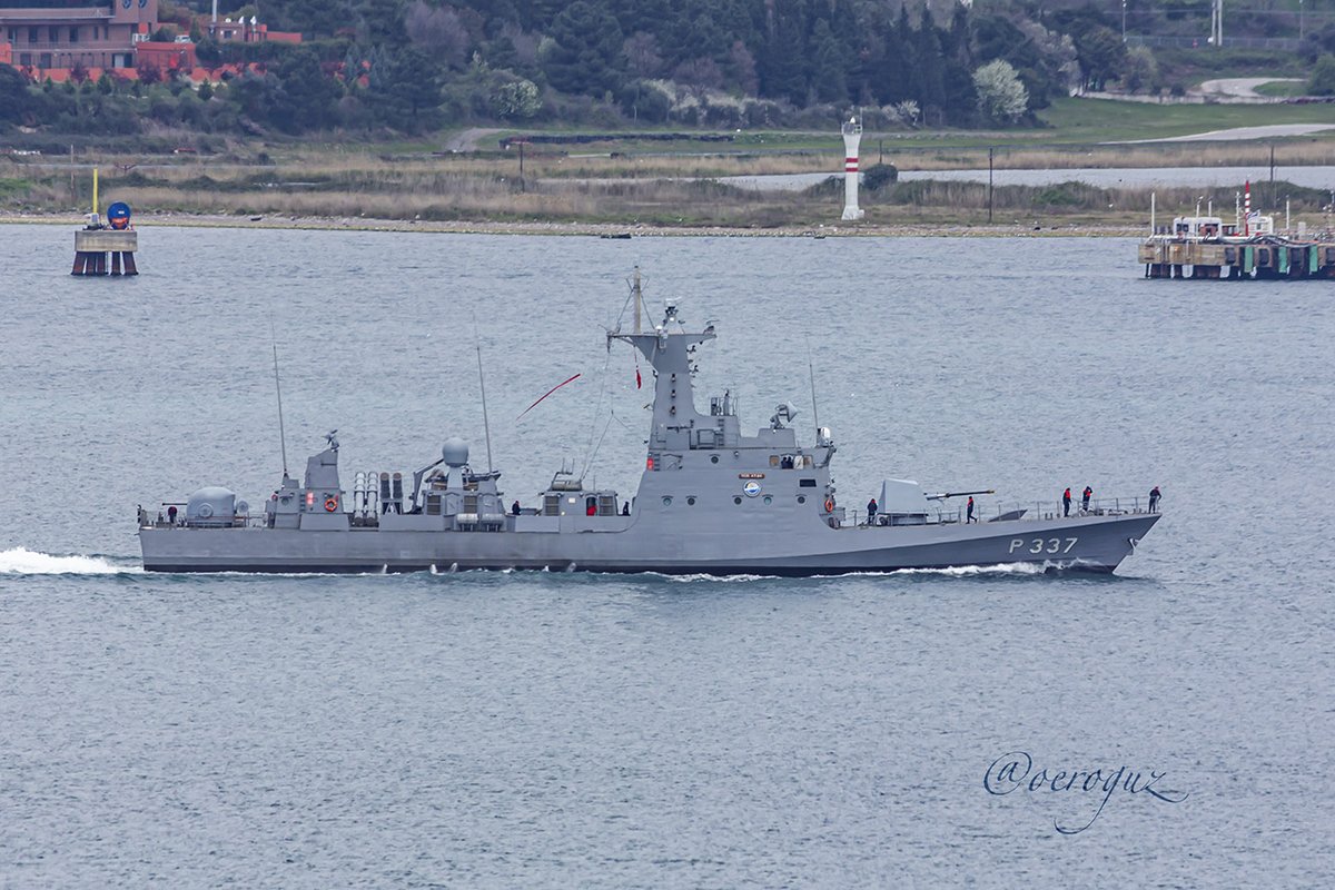 OguzEroguz1's tweet photo. #TurkishNavy's #KılıçClass fast attack craft #P337 #TCGAtak #DenizlerinKorkusuzSavaşcısı #Gölcük https://t.co/lkhCvnQQbr