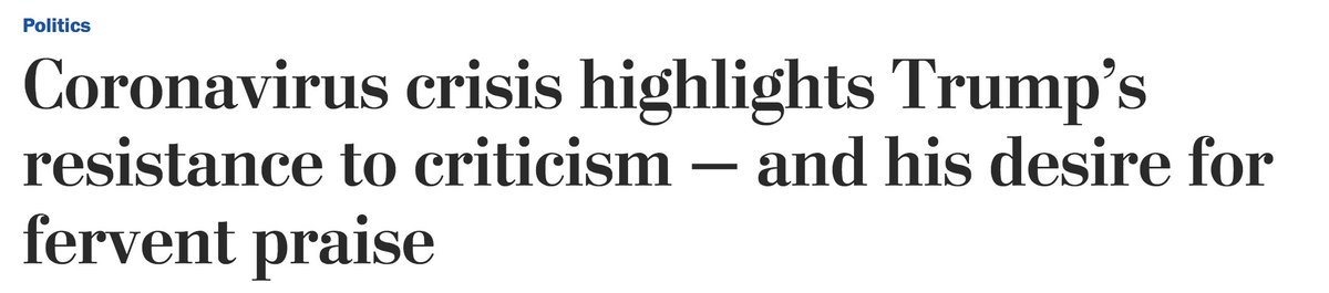 Alternate Headline: Americans Denied Life-Saving Supplies By Trump in Horrifying Crime Against Humanity.