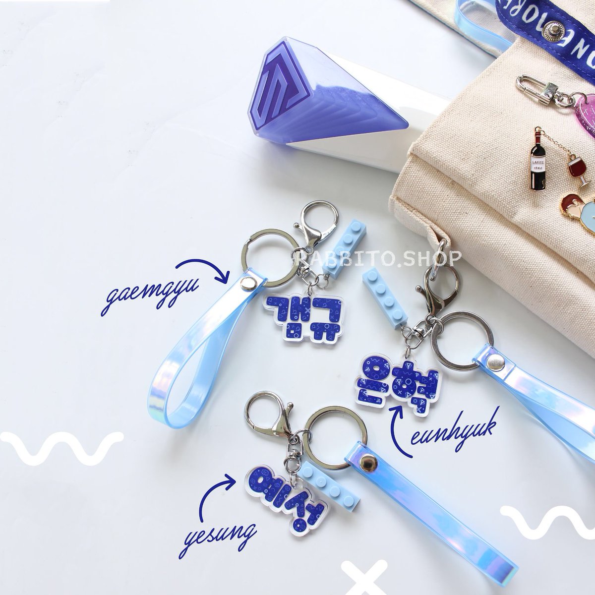 I just open PO for sj name keyring strap. And next I’ll open PO for NCT & Seventeen versionI also accept design request for cupsleeve event/ banner  Shopee:  http://shopee.co.id/bibimcat IG:  @rabbito.shopThank you