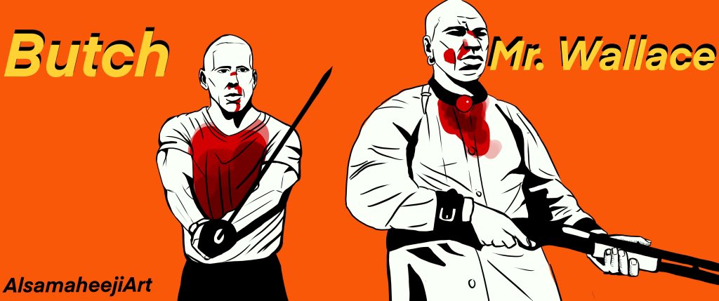 AlsamaheejiArt's tweet photo. #PulpFiction (3/4) #BruceWillis and #VingRhames as #Butch and #MrWallace https://t.co/ywAa7LWLWA