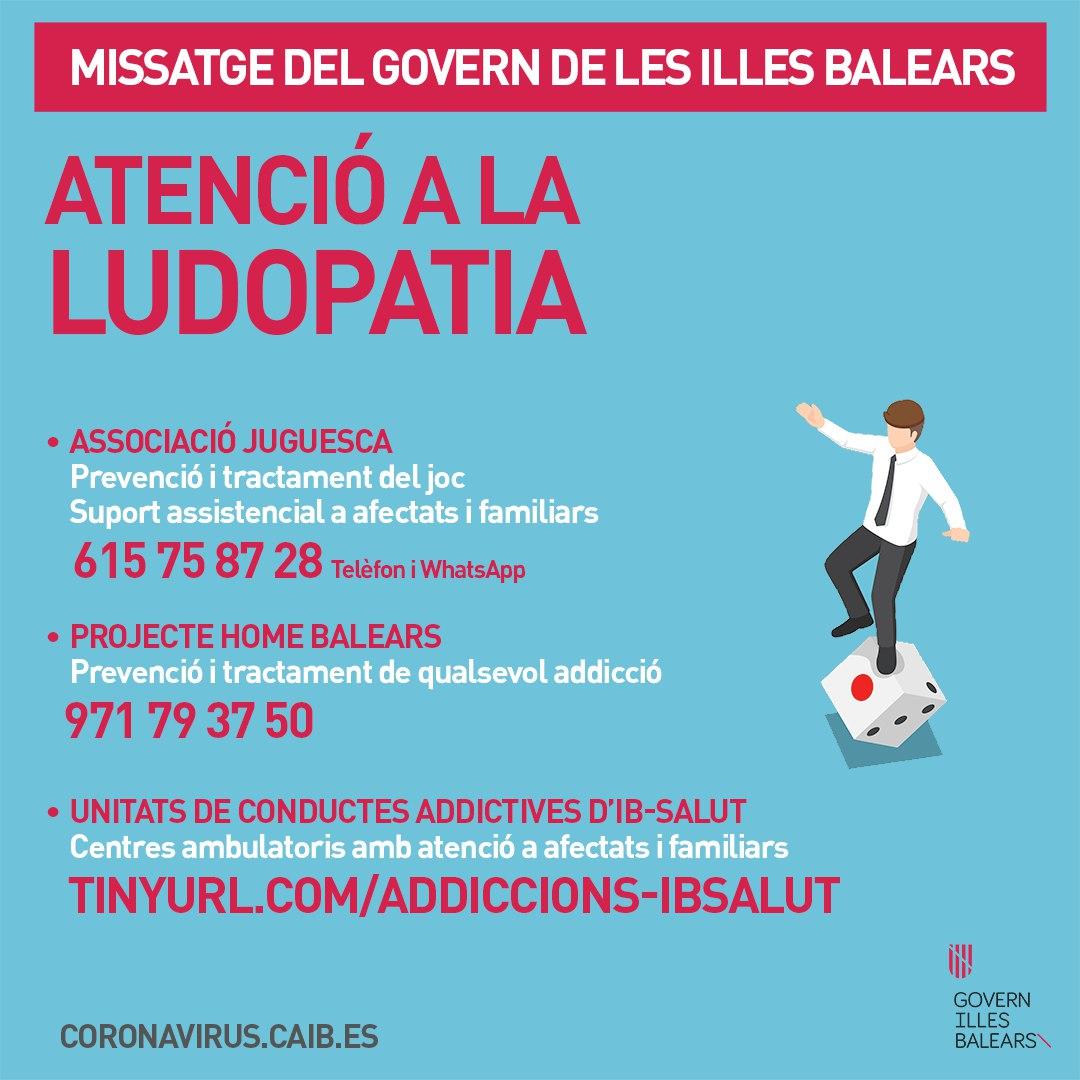 goib's tweet photo. Les sales de joc estan tancades, però les aplicacions no. Durant aquest confinament, no te la juguis
#coronavirus
https://t.co/ByjZmEcS92 https://t.co/r4t15zfk5K