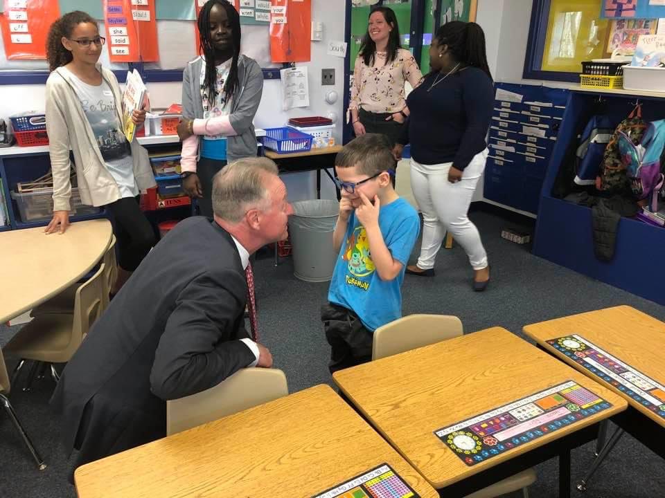 Good morning. I am so inspired by our <a href="/HCPSS/">HCPSS</a> community but I miss our students, teachers &amp; staff tremendously. Here is a throwback Thursday moment that I just love. Retweet and send me one of your favorite classroom moments.