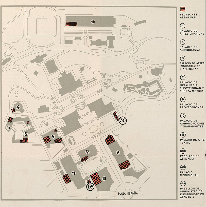 It arises with a clear motivation: to reveal the architecture designed by Lilly Reich for the German sections of the 1929 Barcelona International Exposition inside eight Noucentista Palaces, an area that is fifty times greater in magnitude than the Pavilion itself.