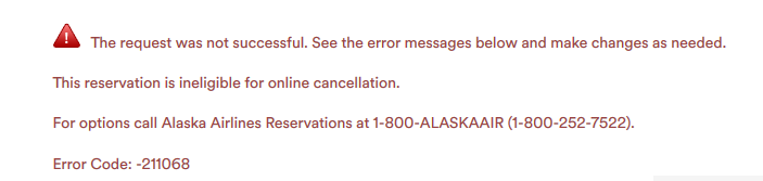 Arlandez's tweet photo. Hi, @AlaskaAir today at 2.30pm we've a flight that we cannot take it. We're in Spain, and due the COVID-19 we cannot travel anywhere. We've tried to cancel the flight in your website but doesn't work. Could you do it? Is it possible to refund the ticket or at least the fees? https://t.co/QK4HqTStgQ