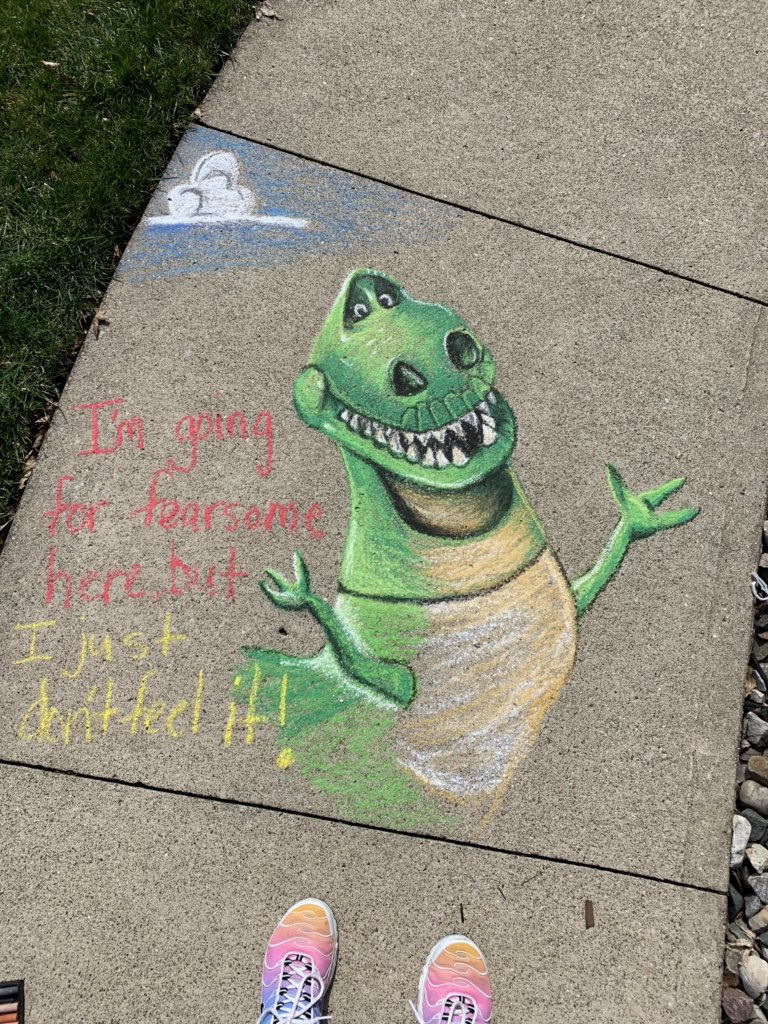 AprilKever's tweet image. Spreading love and joy! We will get through this! #WeareNACS #DayofHope #chalkyourwalk