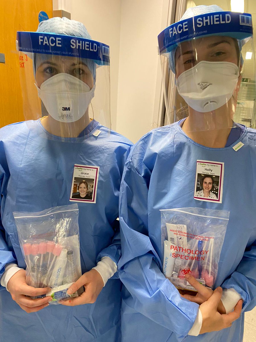 🌟😷🌟😷🌟

THANK YOU for the amazing response to our take on the #hellomynameis stickers for staff in PPE😷 Holly &amp; <a href="/gjepps/">Grace</a> rocked their brain child on ITU this morning &amp; everyone wanted one! You can download the template from the link below:

drive.google.com/file/d/1qQZd9a… 

#Covid19