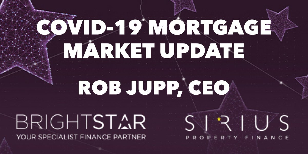 The latest Market Update from @robjupp this week includes mentions for @OctaneCapital @SaffronBS @FamilyBSoc @redwoodbank and @htbplc amongst others - check out Edition 2 here - brightstarhub.co.uk/covid-19-mortg…